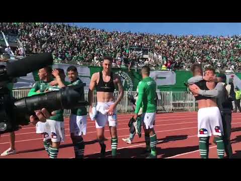 "EL CLASICO SIEMPRE FUE VERDE" Barra: Los Panzers • Club: Santiago Wanderers • País: Chile