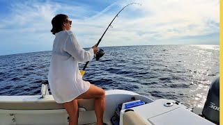 The Real Florida Fishing Couple SMOKES the Fish: Loading the Boat with Bait and Tuna!
