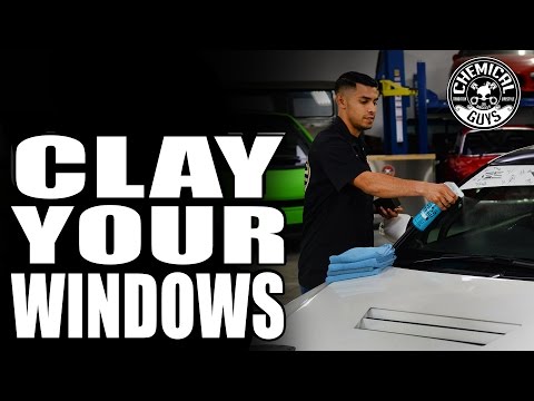 How To Remove Windshield Contamination And Overspray - Chemical Guys Clay Block V2