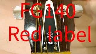 Video thumbnail for YAMAHA FG140 Red Label by トーン クラブ