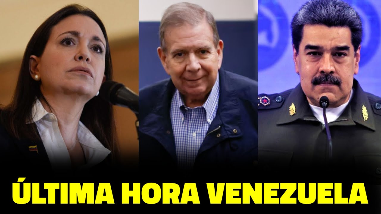 HABLAN MARÍA CORINA MACHADO Y EDMUNDO GONZÁLEZ VS EL RÉGIMEN DE NICOLÁS MADURO EN VENEZUELA