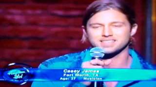 Casey James - Closer - American Idol Season 9 Hollywood Round 2 Group Day