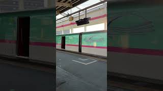 福島駅 東北新幹線ホームの発車メロディ「栄冠は君に輝く」（ #鉄道  #shorts ）
