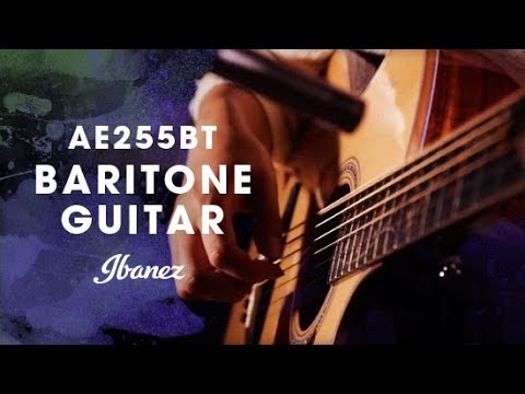 Ibanez AE255BT - Baritone Acoustic Electric Guitar