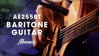 Video thumbnail for Ibanez AE255BT - Baritone Acoustic Electric Guitar by Ibanez Guitar