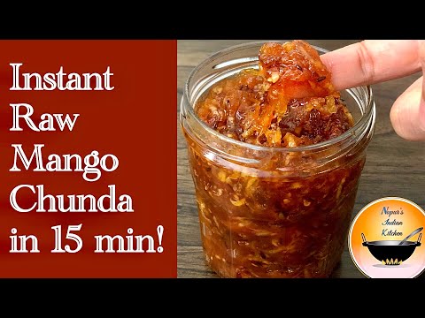 Instant Raw Mango Chunda Recipe/Aam ka chunda/Gulamba Recipe/Gujarati Instant Chunda Recipe/Chundo
