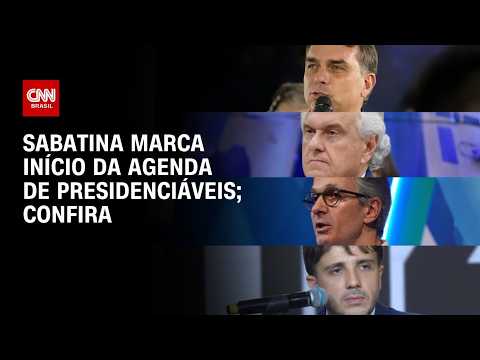 Eleições 2026: Sabatina marca início da agenda de presidenciáveis | CNN PRIME TIME