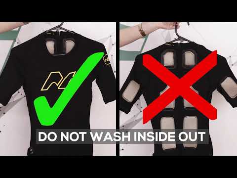 How to wash the EMS suit