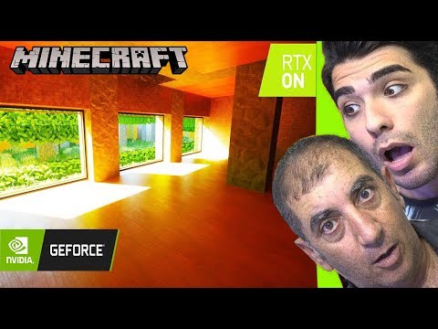 NEW MINECRAFT IS OUT!!  EXTREMELY REALISTIC GRAPHICS!  😱 (Minecraft RTX)