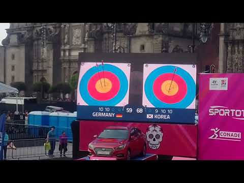 811   Kim Jongho and Song Yun Soo at the 2017 World Archery Championships