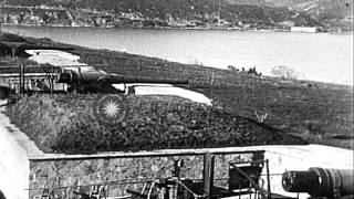 Allies enter Dardanelles and Constantinople after end of World War I HD Stock Footage