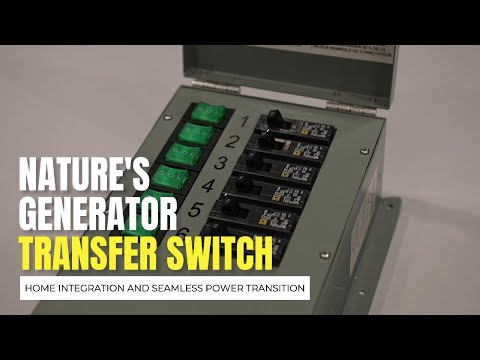  Seamless Power Transition with Nature's Generator Transfer Switch