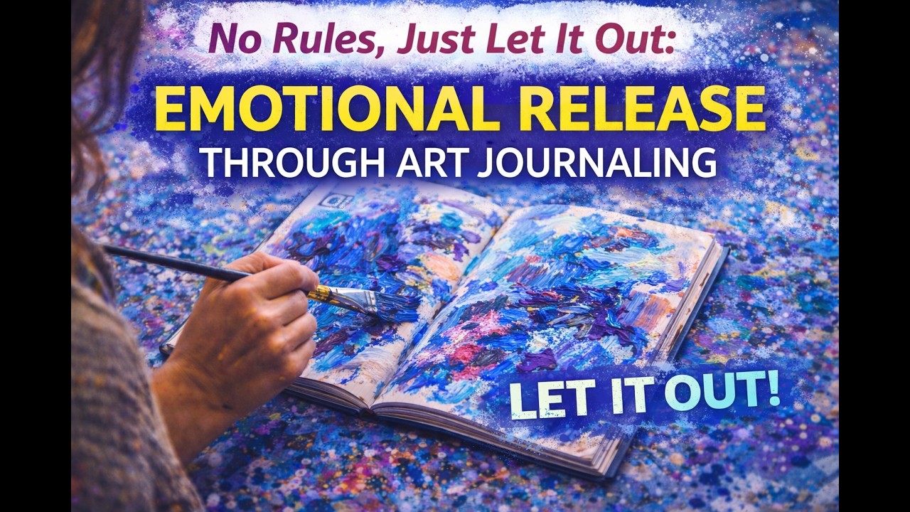 No Rules, Just Let It Out: Emotional Release Through Art Journaling