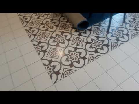 Fliesen auf Entkopplungsmatte verlegen 2.Teil