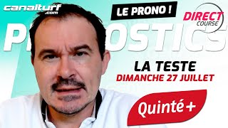 emission video des courses turf pmu du Dimanche 27 juillet 2025