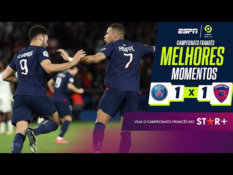 Gols e lances de PSG x Clermont