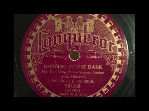 1931 Lou Gold & His Orchestra - "Dancing in the Dark"