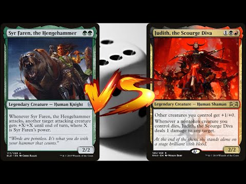Syr Faren VS Judith - MTG EDH Duel Commander