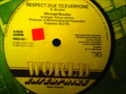 michael brooks - respect due to everyone