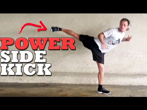 The Most Powerful Kick: Hopping Side Tutorial