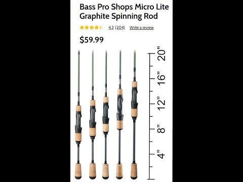 Bass Pro Shops Micro Lite Ultraleichtrute
