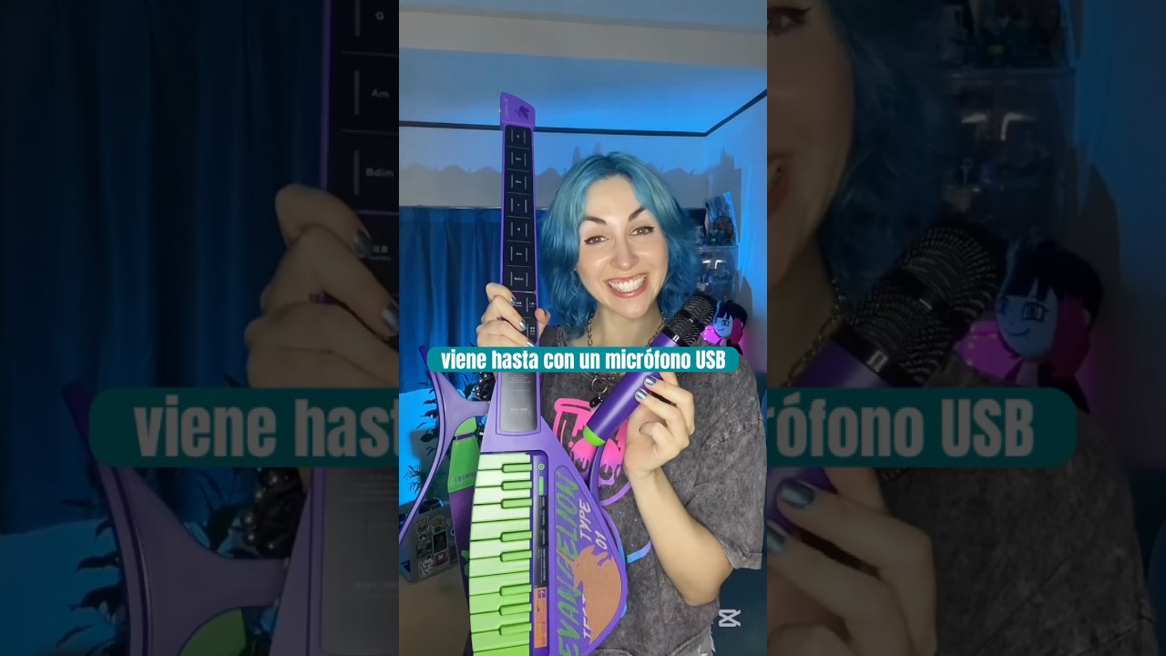 mandyb para código descuento en tu Cyber G! Te subes?🤖@CyberGGuitar #fyp #evangelion #cyberg