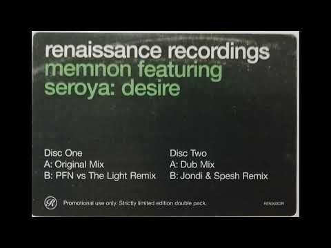 Memnon featuring Seroya - Desire (Original Mix) (2000)