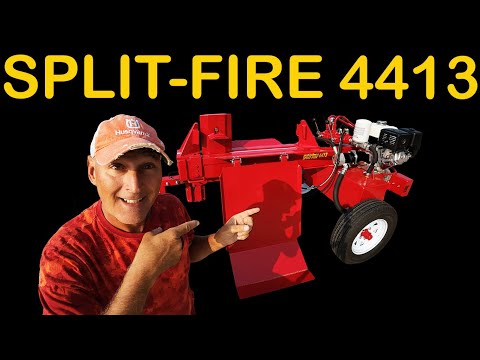 NEW FIREWOOD LOG SPLITTER SPLIT-FIRE 4413 MULTI DIRECTIONAL LOG SPLITTER!