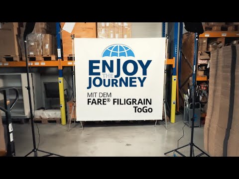 DER Schirm für unterwegs: Der Mini-Taschenschirm FARE® FiligRain ToGo (Art. 5162)