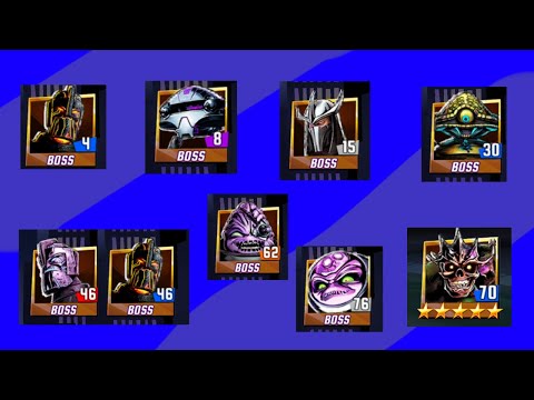 TMNT Legends: All Story Mode Boss Fights + Undead Shredder