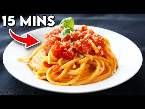 Healthy Fresh Tomato Sauce Recipe | Dinner in 15 Mins!