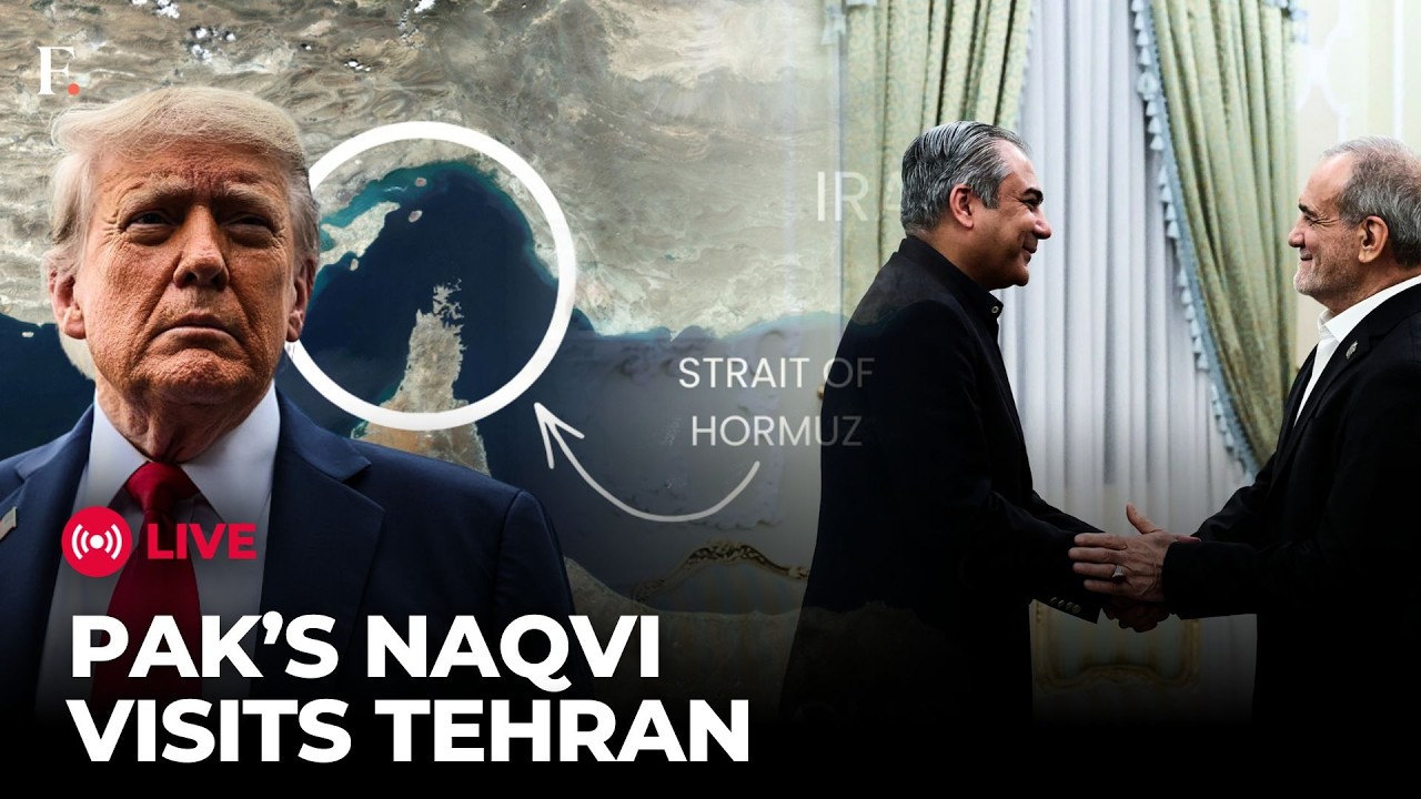 US IRAN WAR LIVE: Hormuz Deal Close? Pak's Naqvi Meets Pezeshkian | Iran Talks