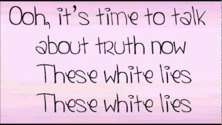 The Saturdays - White Lies (Lyrics!)