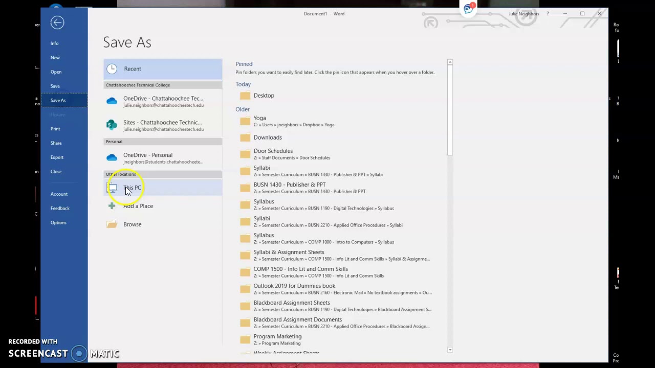 Word Chapter 1, Doc 2