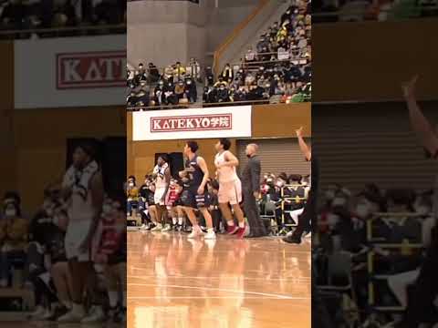 【バスケ】勝利を決定づける逆転3Pシュート! #原修太 選手 #千葉ジェッツ #Bリーグ