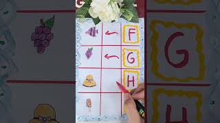 Download lagu Alphabet F G H I #alphabet #education #art #craft #drawing mp3