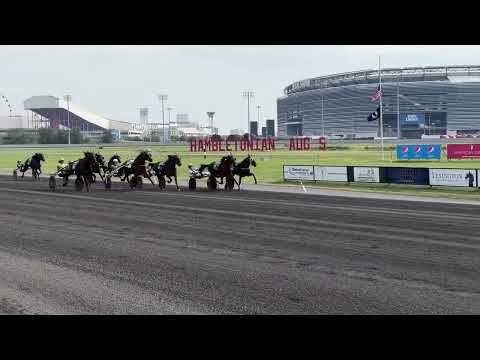 2023 -- USTrotting -- Heaven Hanover wins the Hambletonian Oaks in 1:50.3