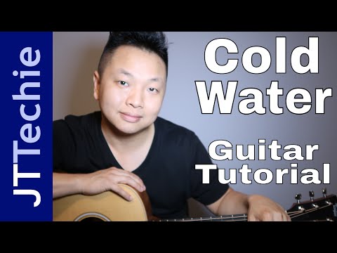 How to Play Cold Water by Major Lazer and Justin Bieber on Acoustic Guitar for Beginners