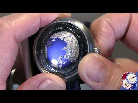 Quick Closeup - the award-winning Ciga Blue Planet watch