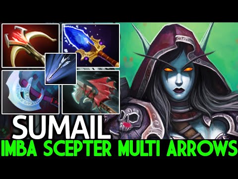 SUMAIL [Drow Ranger] Imba Scepter Multi Arrows Totally Destroyed Dota 2
