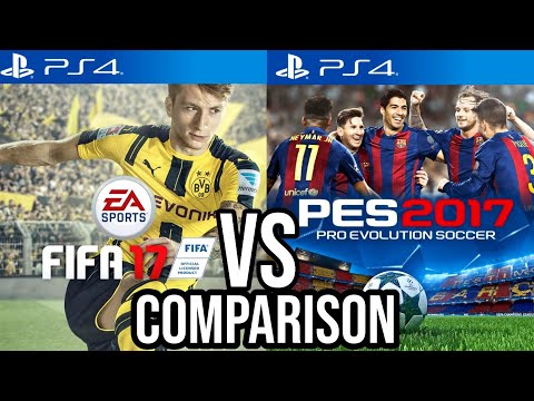 FIFA 17 Vs PES 2017 PS4