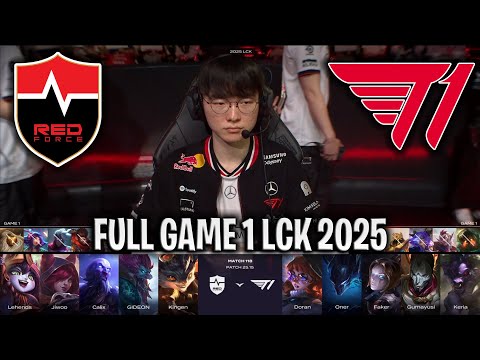 FAKER THE KING IS BACK!😱- NS vs T1 GAME 1 LCK SUMMER 2025 W12D4 | NONGSHIM vs T1 G1 LCK 2025