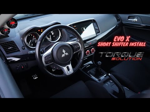 EVO X | Torque Solution Short Shifter & Bushings Install