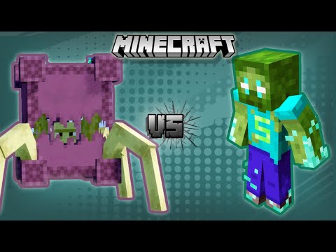 Insane Minecraft Mob Battle: Super Zombie vs Mutated Shulker