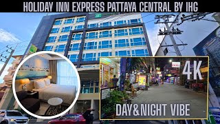 Holiday Inn Express PATTAYA CENTRAL by IHG | Room & Day-Night Walk-Around (4K)
