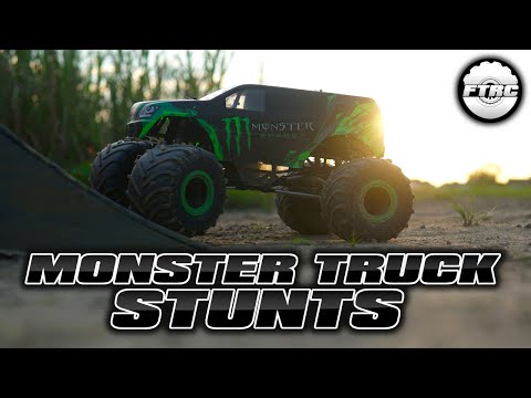 RC Solid Axle Monster Truck Stunts! | Is the Axial SMT10 Fixed?