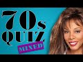 BIG HITS OF THE 70s |  MUSIC QUIZ  | Guess the song | Difficulty MIXED