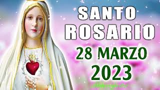 SANTO ROSARIO DE HOY MARTES 28 de MARZO DEL 2023🌷 MISTERIOS DOLOROSOS 🌺 Rosario a Santa Virgen María
