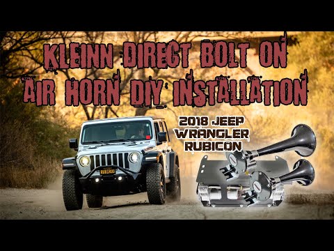 Kleinn | Bolt On Air Horn & Compressor Kit | 2018 JEEP WRANGLER RUBICON JL 4-Door