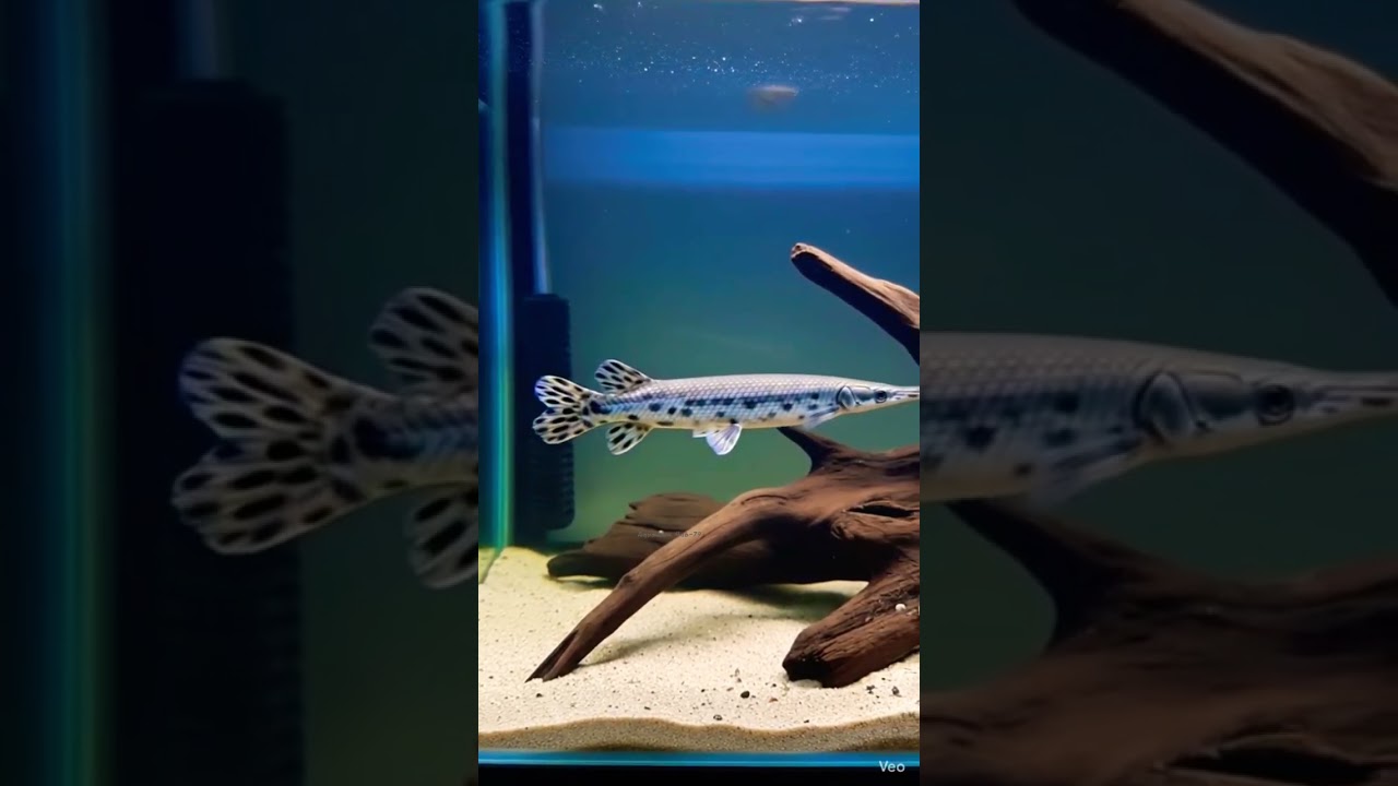 Alligator Gar Fish #freshwaterfish #fish